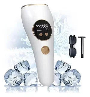 IPL hair removal device in use on skin