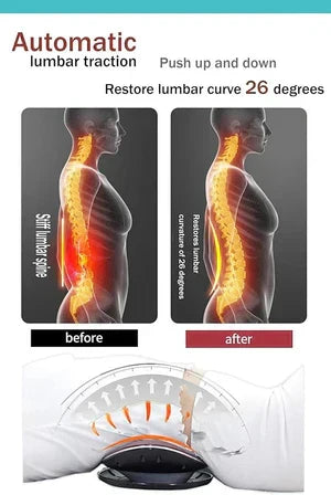 Lumbar massager for home office use