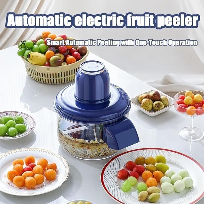 Fruit vegetable peeler machine in use