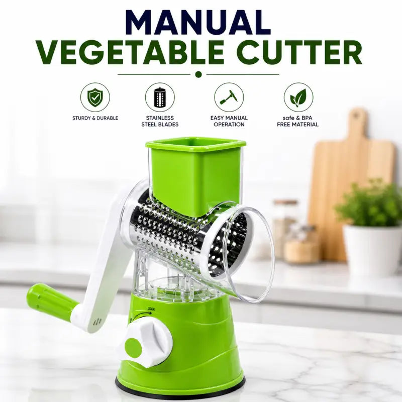 Multi-Function Vegetable Cutter – ABS Plastic Slicer & Chopper