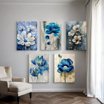 Floral wall art frames ready to hang