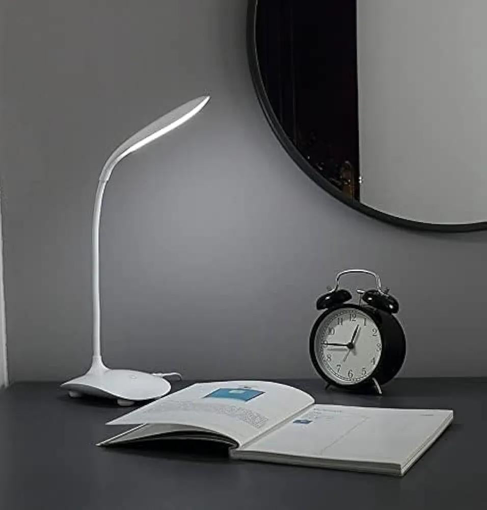 Adjustable LED Table Lamp – 360° Rotation, Rechargeable