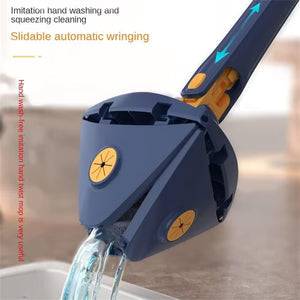 Rotating mop head design close-up