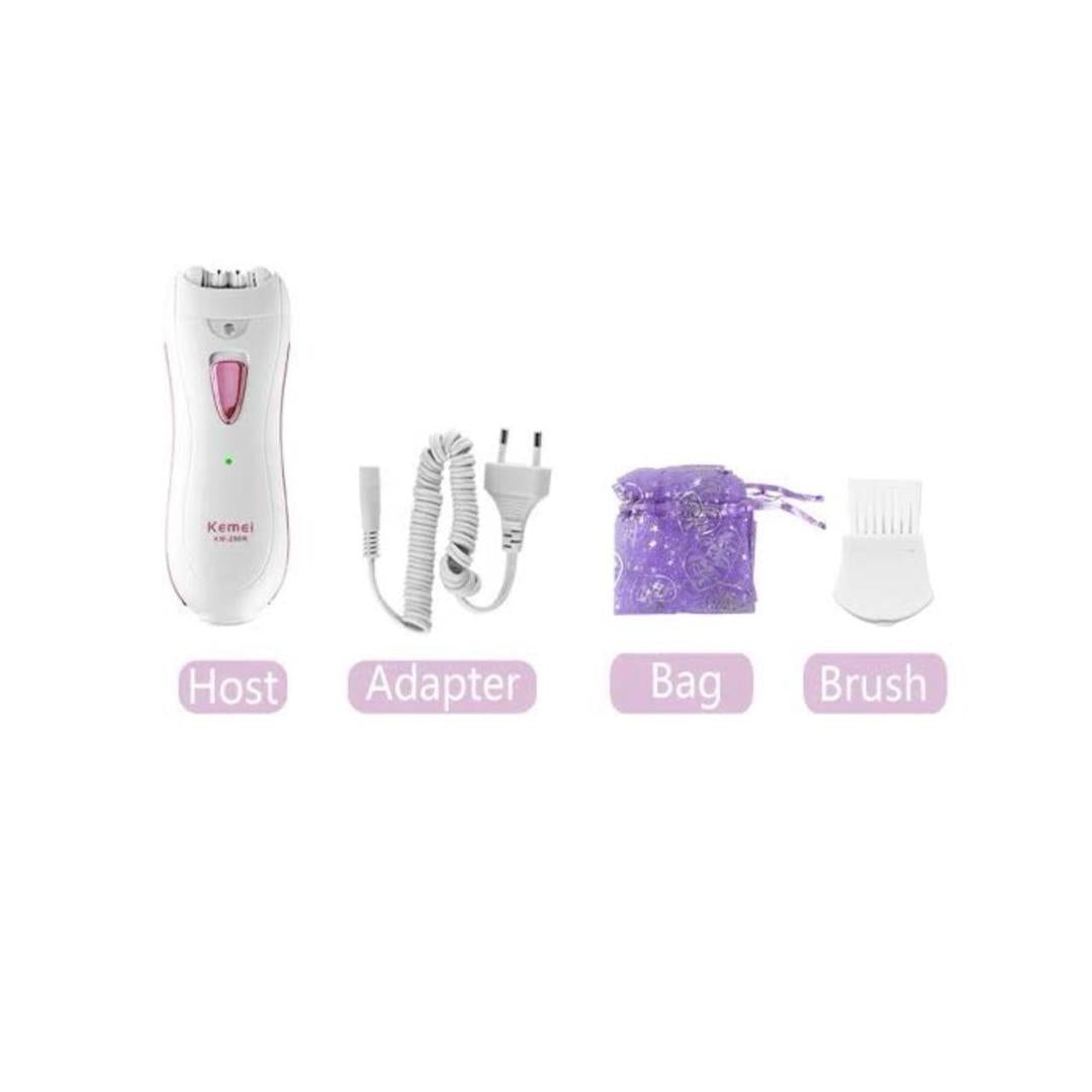 Kemei Rechargeable Lady Shaver – Painless Hair Trimmer