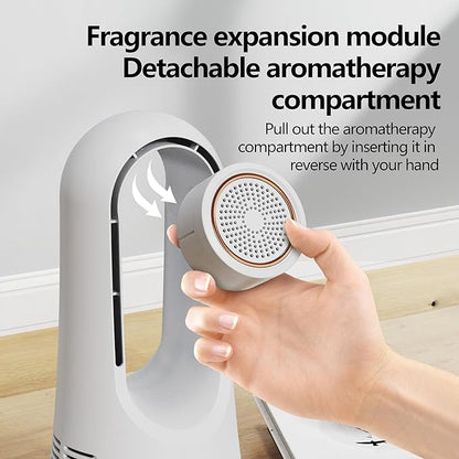 Fragrance diffuser fan compact portable design