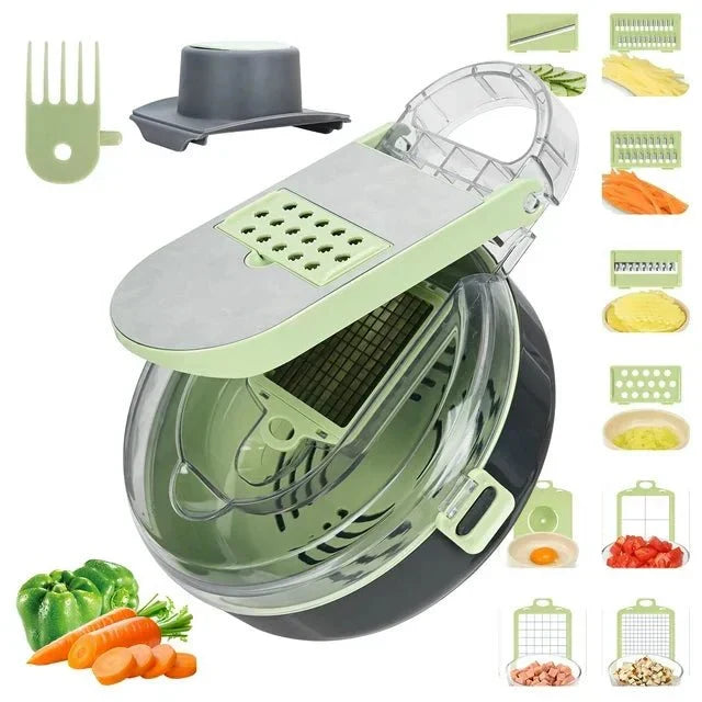 9-in-1 multifunctional vegetable cutter kitchen slicer