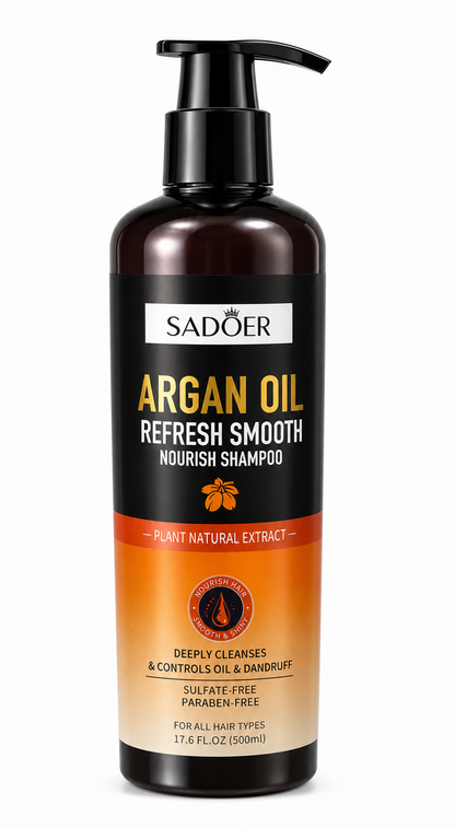 SADOER Argan Oil Refresh Smooth Nourish Shampoo 500ml - front view