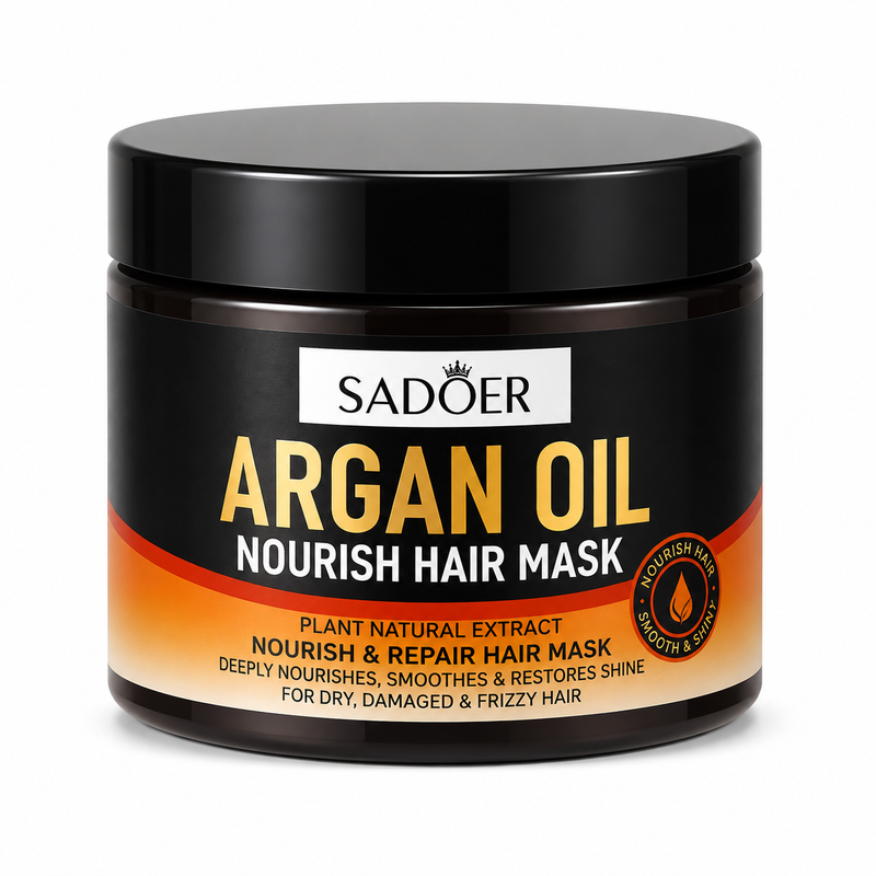 SADOER argan oil nourishing hair treatment jar