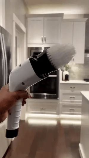 Electric cleaning brush powerful spin scrubber