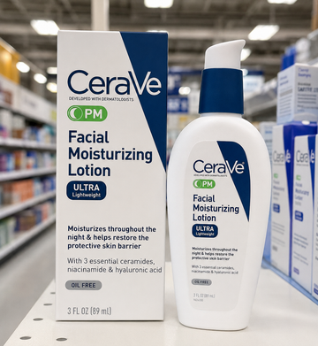 CeraVe Facial Moisturizing Lotion – Lightweight Daily Face Moisturizer for Hydrated & Healthy Skin