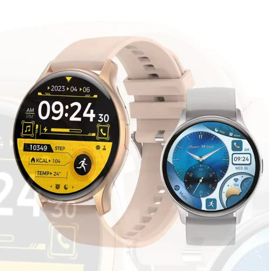 AMOLED smartwatch vibrant high-resolution display