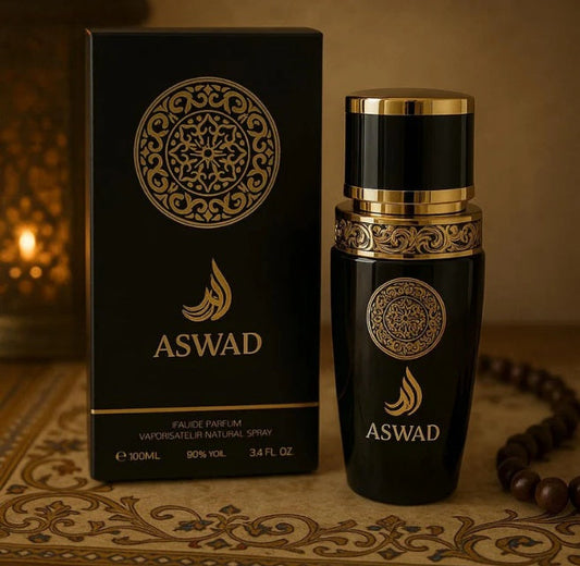 Aswad black amber oud eau de parfum