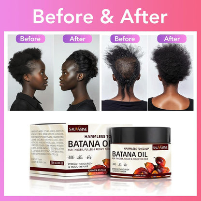 Batana oil hair treatment for smooth, shiny and strong hair