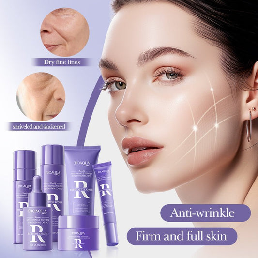 BIOAQUA Retinol 6-in-1 skin care gift set in gift box