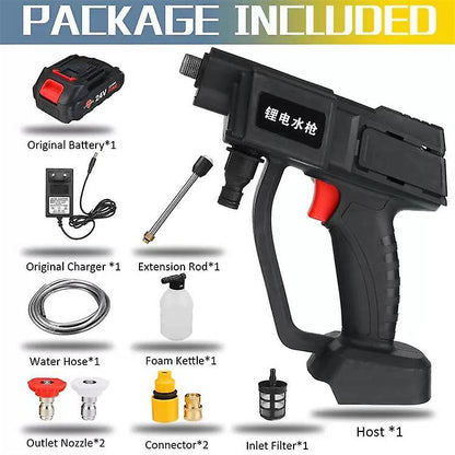 Cordless pressure washer with multiple nozzles - product details
