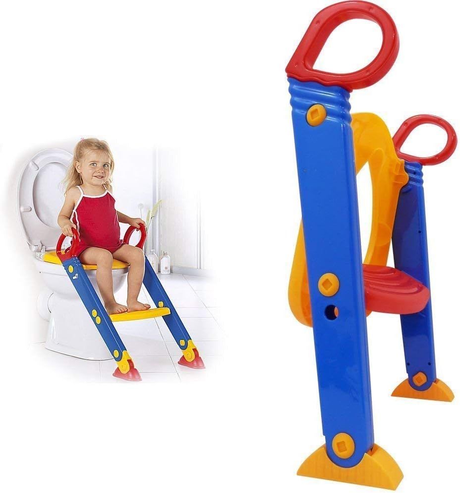 Toddler potty training stool safety design