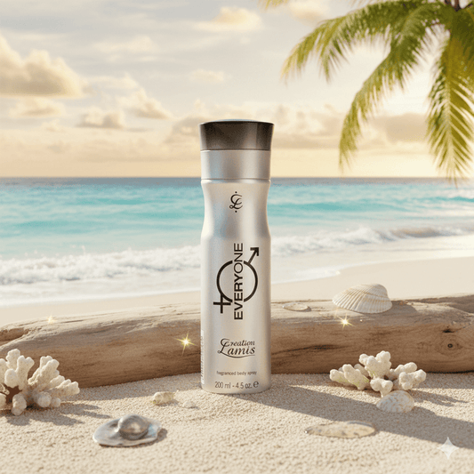 Creation Lamis Pure Black Body Spray 200ml can front view