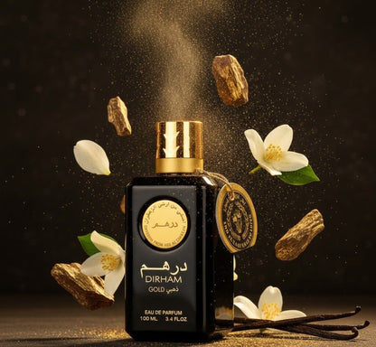 Dirham Gold Eau De Parfum 100ml bottle front view