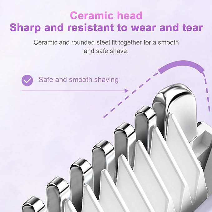 Double Head Electric Shaver compact portable design