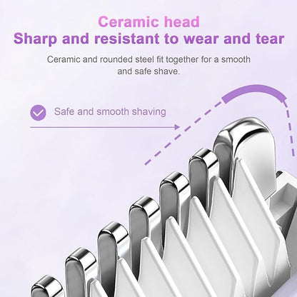 Double Head Electric Shaver compact portable design