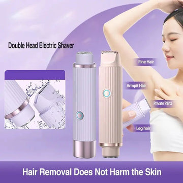 Double Head Electric Shaver front view