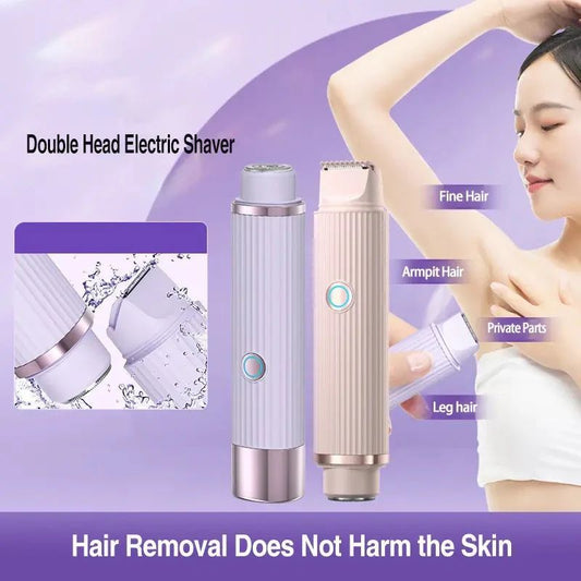 Double Head Electric Shaver front view