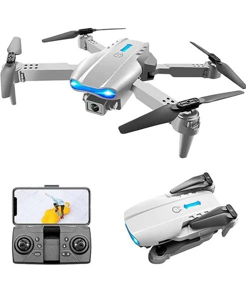 E99 drone remote controller and beginner controls
