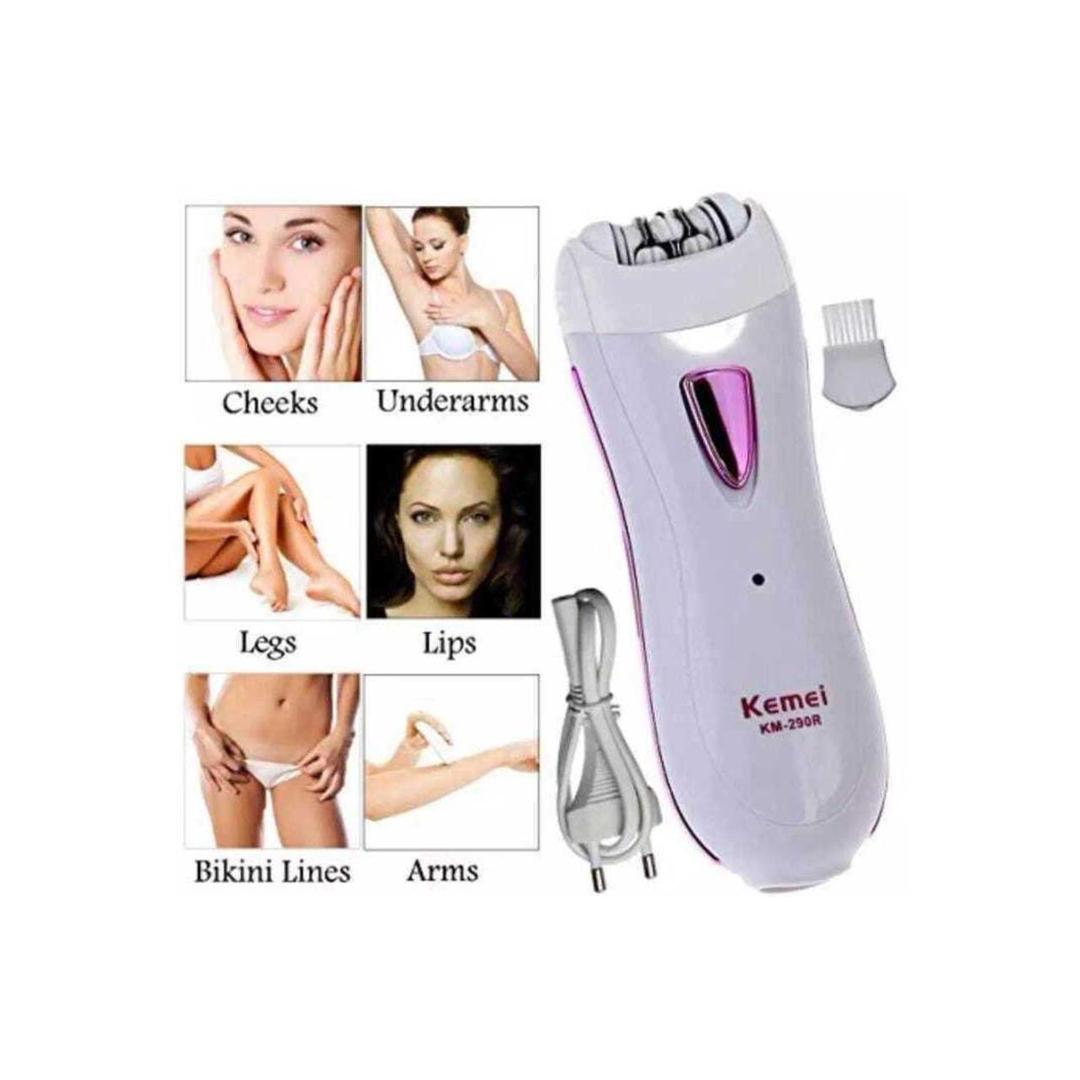Kemei Rechargeable Lady Shaver – Painless Hair Trimmer
