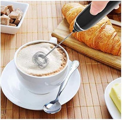 Milk frother stainless steel whisk heads