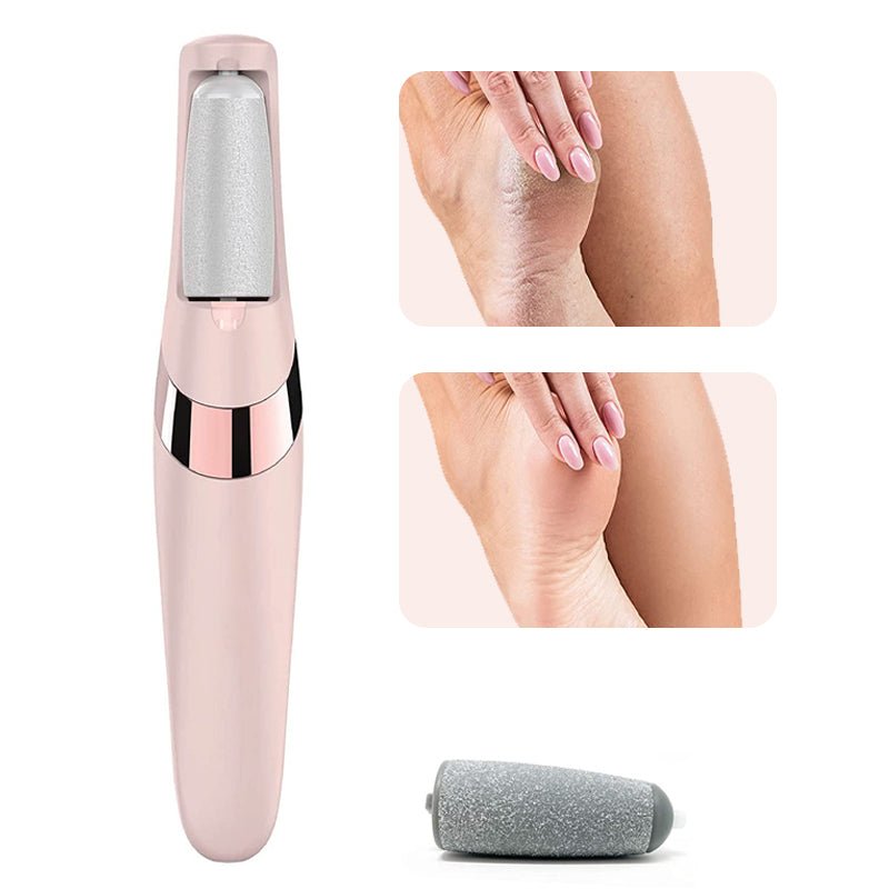 Electric Pedicure Foot File Callus Remover – rechargeable dual-speed foot care device, front view