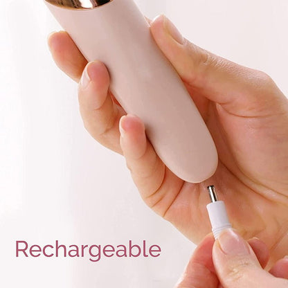 Electric foot file callus remover shown with charging cable