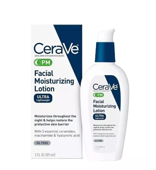CeraVe Facial Moisturizing Lotion – Lightweight Daily Face Moisturizer for Hydrated & Healthy Skin