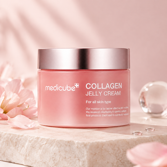 Collagen jelly firming moisturizing face cream - front view