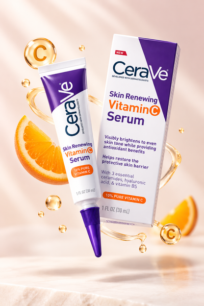 CeraVe Skin Renewing Vitamin C Serum 30ml bottle front view