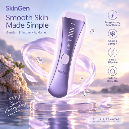 SkinGen FastFlash Smart IPL 2.0 handheld IPL hair removal device - main view