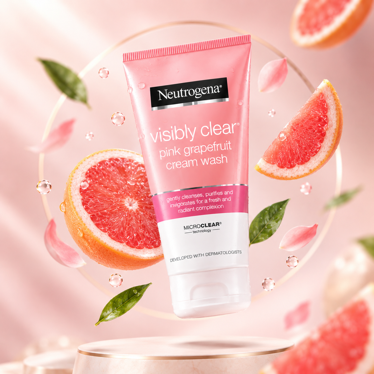 Neutrogena - Visibly Clear Pink Grapefruit Cream Wash