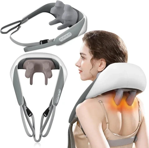 3D Shiatsu neck and shoulder massager with heat