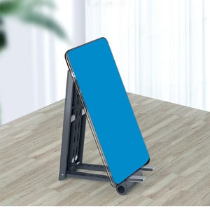 Foldable computer stand ergonomic desk setup