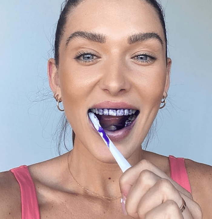 Hismile V34 serum application