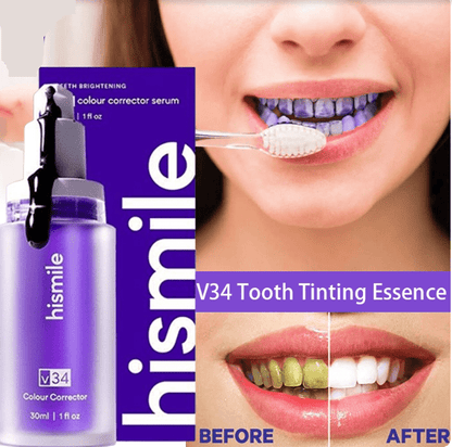 Hismile teeth brightening serum V34 bottle