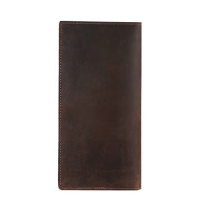 Men's leather long wallet gift packaging