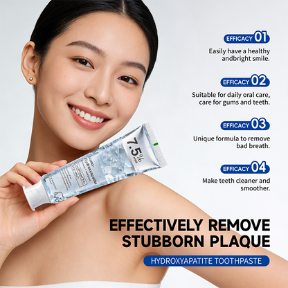 Whitening and sensitivity toothpaste with nano-hydroxyapatite