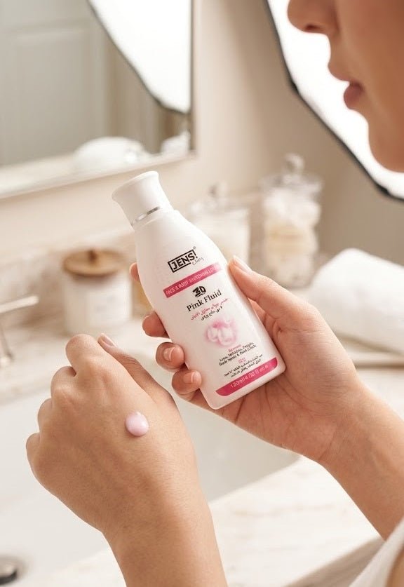 JENS Choy 3D pink fluid face body lotion
