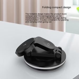 Folding wireless charger bracket close-up