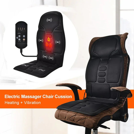 Massage seat topper vibrating chair cushion