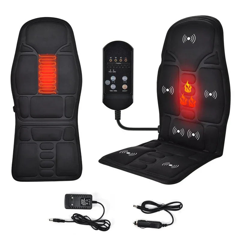 Vibrating cushion massager for chair