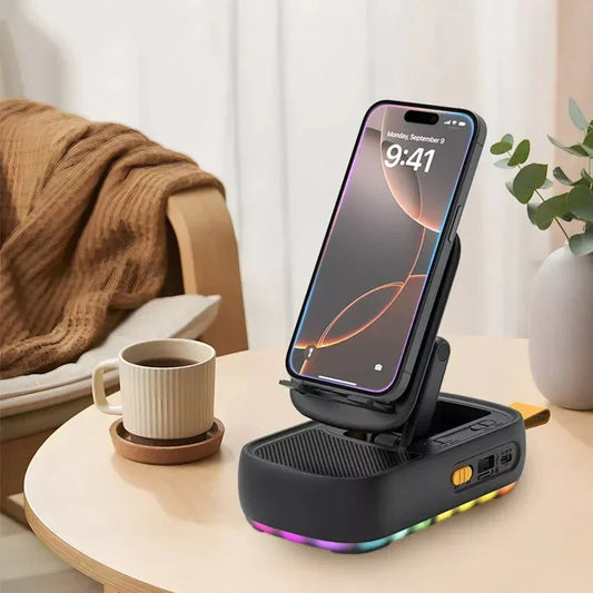 Mobile holder built-in speaker F15 desk stand