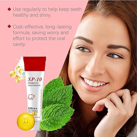 Oralhoe SP-10 Probiotic Toothpaste tube standing upright