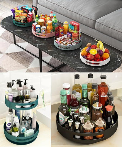 Stackable storage organizer for cabinets