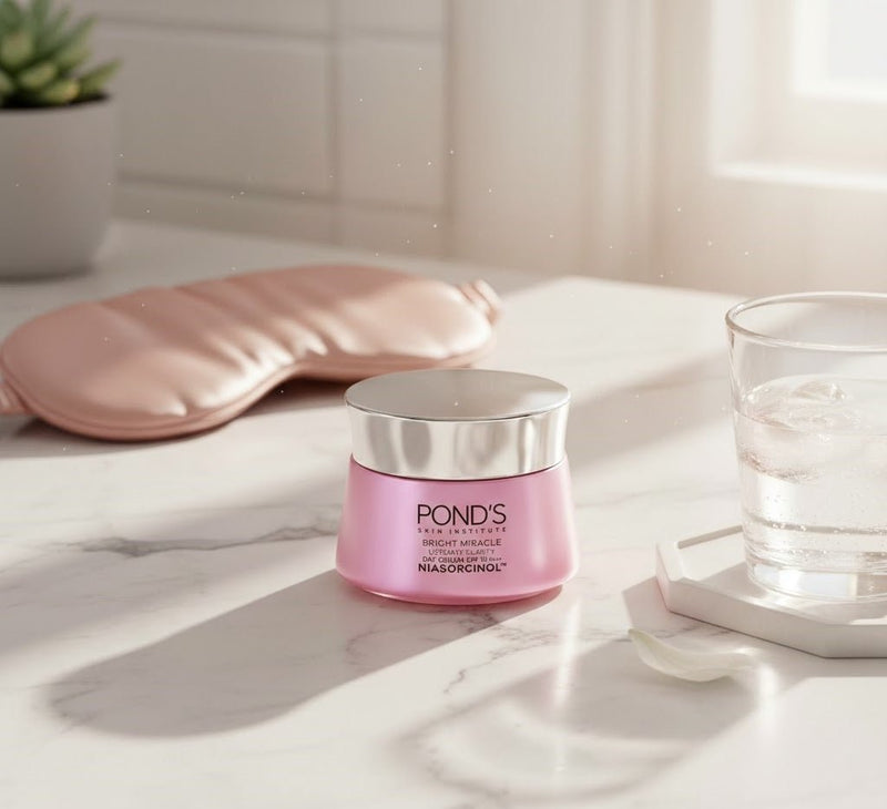 Pond's Bright Miracle Ultimate Clarity Day Cream jar front view